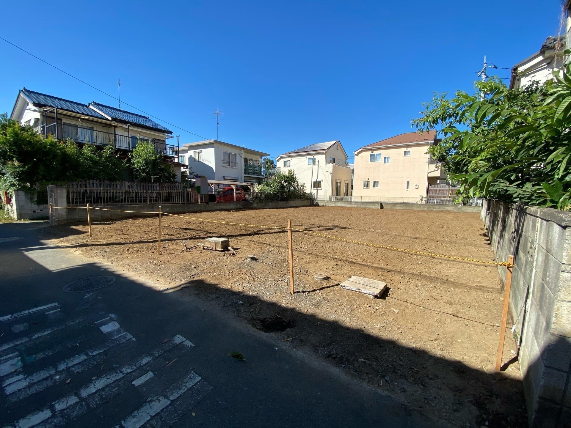 解体工事後の整地